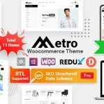 Metro WooCommerce WordPress theme