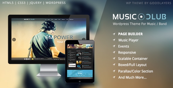Music Club - Band Party Wordpress Nulled