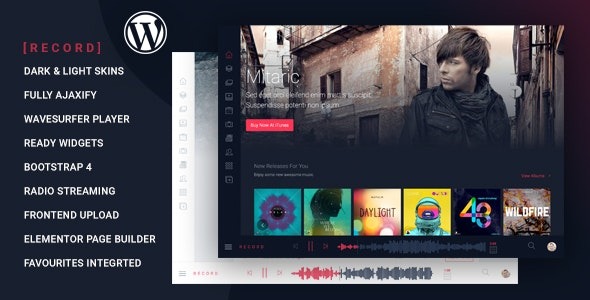 Rekord Nulled Ajaxify Music - Events - Podcasts Multipurpose WordPress Theme Free Download