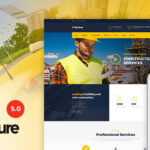 Structure - Construction Industrial Factory WordPress Theme Nulled