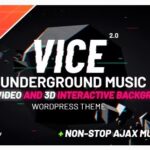 Vice Underground Music Elementor WordPress Theme Nulled