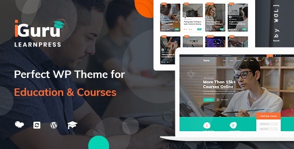 iGuru - Education & Courses WordPress Theme Nulled