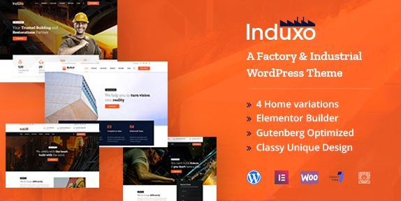 Induxo v1.6 - Industry WordPress Theme