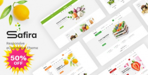 Safira v1.0.2 - Food & Organic WooCommerce WordPress Theme