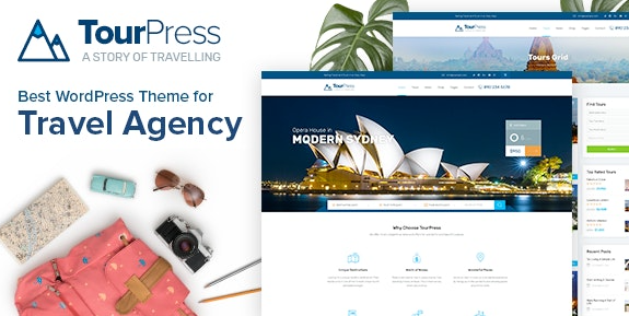 TourPress - Travel Booking WordPress Theme
