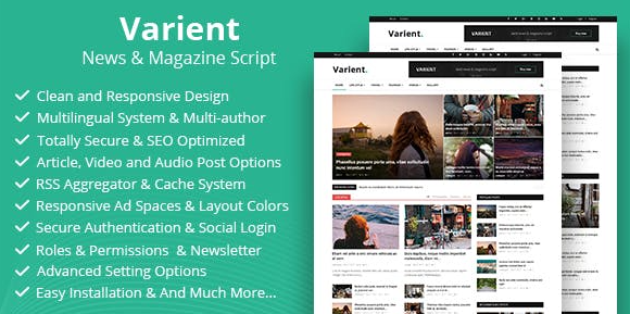 Varient - News & Magazine Script