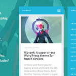 Vibrant: A Super Sharp WordPress Mobile Theme v1.5