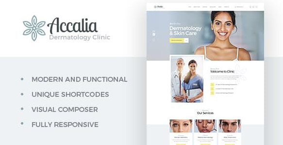 Accalia v1.3.2 | Dermatology Clinic WordPress Theme