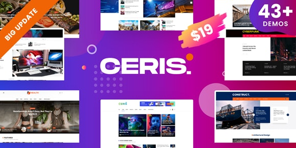 Ceris v2.4 - Magazine & Blog WordPress Theme