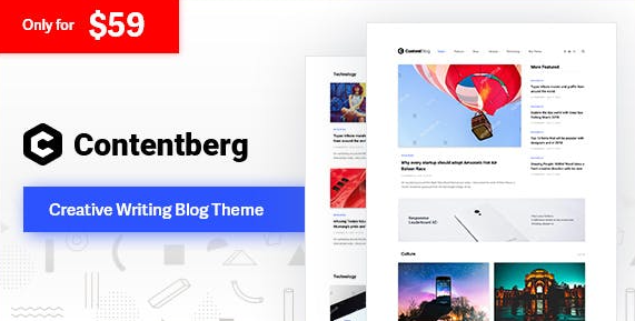 Contentberg v1.8.2 - Content Marketing & Personal Blog