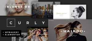 Curly v2.2.1 - A Stylish Theme for Hairdressers and Hair Salons