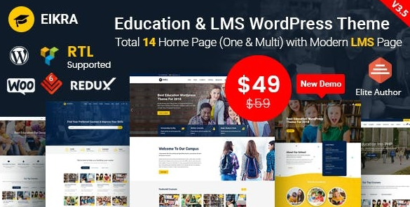 Eikra Education - Education WordPress Theme