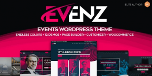 Evenz v1.2.5 - Conference and Event WordPress Theme