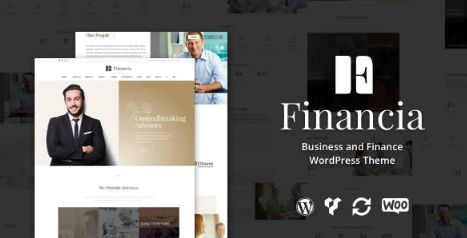 Financia 2 - Business and Finance WordPress Theme v2.0.1