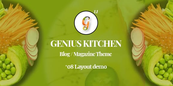 Genius Kitchen v1.5 - Restaurant News Magazine and Blog Food WordPress Theme