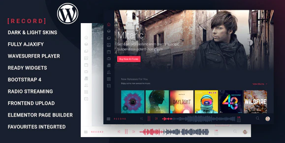 Rekord - Ajaxify Music - Events - Podcasts Multipurpose WordPress Theme + HTML v1.4.5