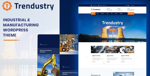 Trendustry v1.0.5 - Industrial & Manufacturing WordPress Theme