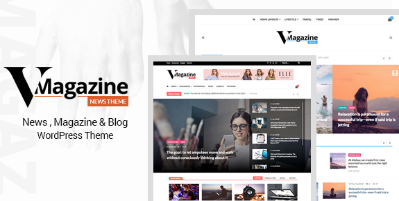 Vmagazine v1.0.3 - Blog, NewsPaper, Magazine WordPress Themes