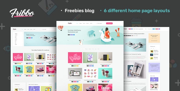 Fribbo - Freebies Blog WordPress Theme Nulled