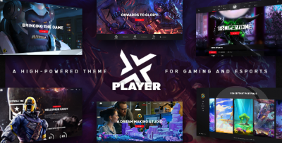 PlayerX - A High-powered Theme for Gaming and eSports Nulled