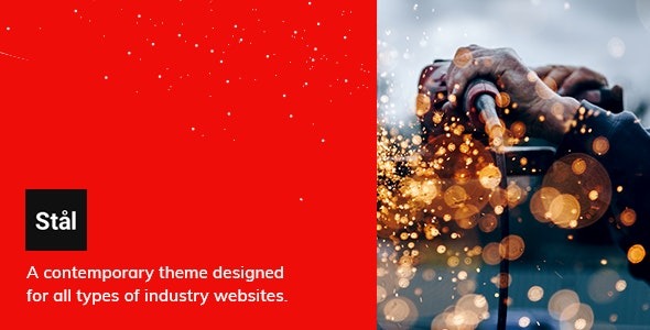 Stål Nulled Industry WordPress Theme Free Download
