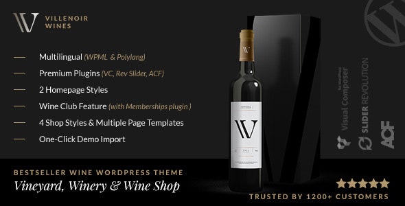 Villenoir - Vineyard, Winery & Wine Shop Nulled