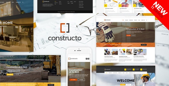 Constructo - Construction WordPress Theme Nulled