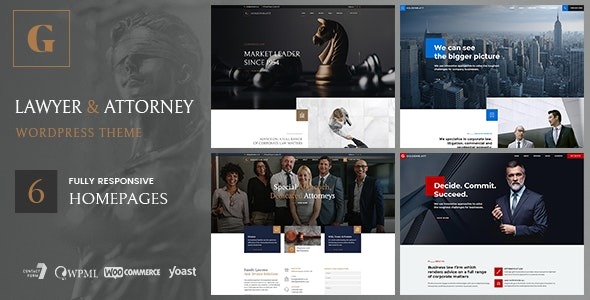 Goldenblatt Nulled Lawyer, Attorney & Law Office Free Download