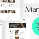 Marcell 20+ Layouts Multi-Concept Personal Blog & Magazine WordPress Theme Nulled