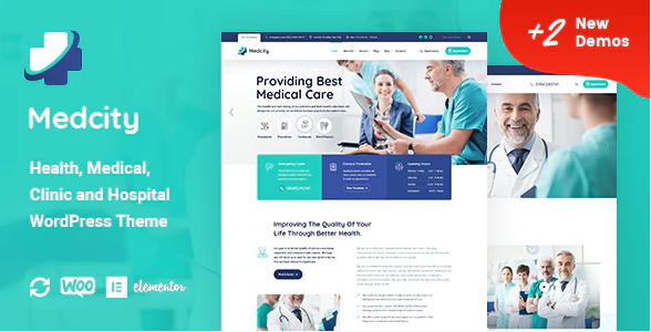 Medcity - Health & Medical WordPress Theme Nulled