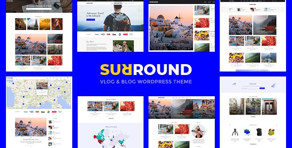 Surround - Vlog & Blog WordPress Theme Nulled