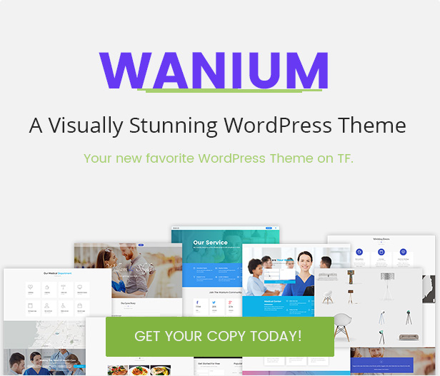 Wanium - A Elegant Multi-Concept Theme Nulled