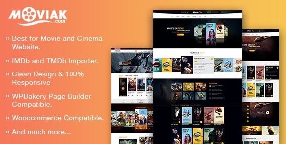 AmyMovie v3.5.1 - Movie and Cinema WordPress Theme