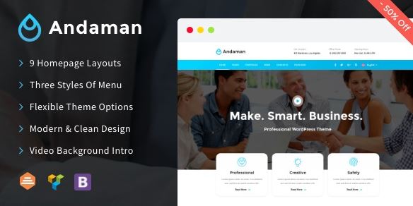 Andaman v1.0.9 - Creative & Business WordPress Theme