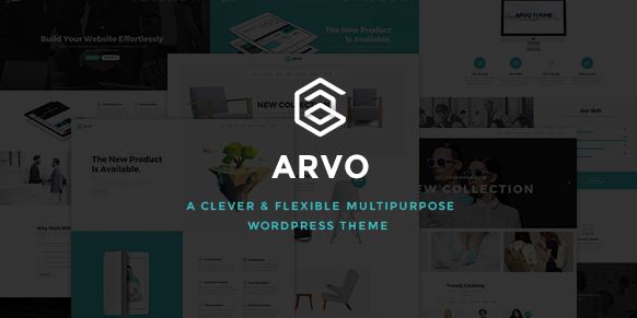 Arvo v2.4 - A Clever & Flexible Multipurpose WordPress Theme