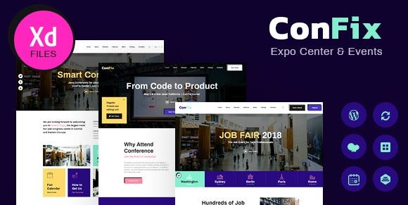 ConFix v1.0.2 - Expo & Events WordPress Theme