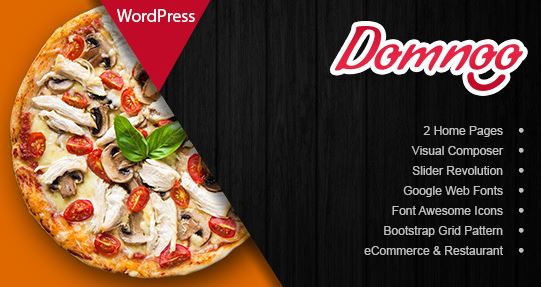 Domnoo v1.26 - Pizza & Restaurant WordPress Theme