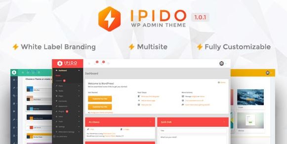 IPIDO v1.0.1 - White label WordPress Admin Theme
