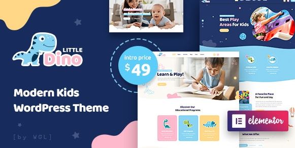 Littledino - Modern Kids WordPress Theme
