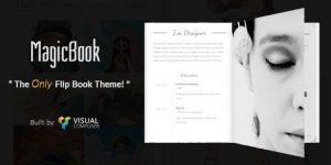 MagicBook v1.2.5 - A 3D Flip Book WordPress Theme