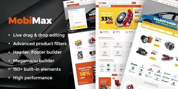Mobimax v3.6 - Auto Parts WordPress Theme + WooCommerce Shop
