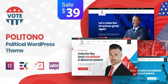 Politono - Political Election Campaign WordPress Theme v1.9
