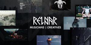 Reinar v1.2.7 - A Nordic Inspired Music and Creative WordPress Theme Nulled