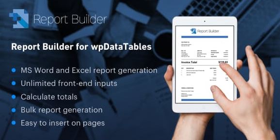 Report Builder add-on for wpDataTables v1.2