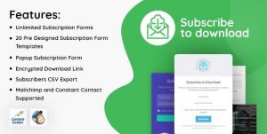 Subscribe to Download - An Advanced Subscription Plugin For WordPress