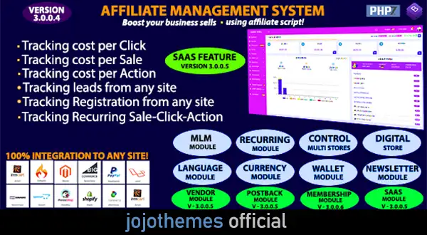 Ultimate Affiliate Management System - PHP Platform