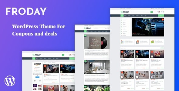 Froday Free Download Coupons and Deals WordPress Theme Nulled