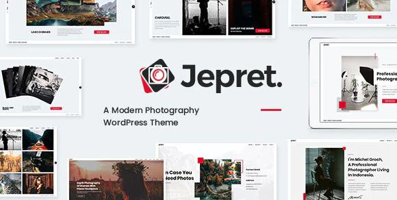 Jepret - Modern Photography WordPress Theme
