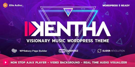 Kentha v3.2.0 – Non-Stop Music WordPress Theme with Ajax