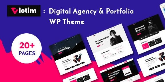 Victim - Digital Agency & Portfolio WordPress Theme v1.0.7
